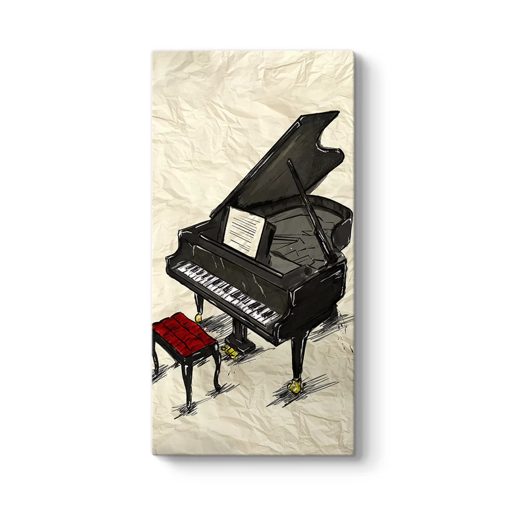 Piano Dekoratif Tablo - Model 7
